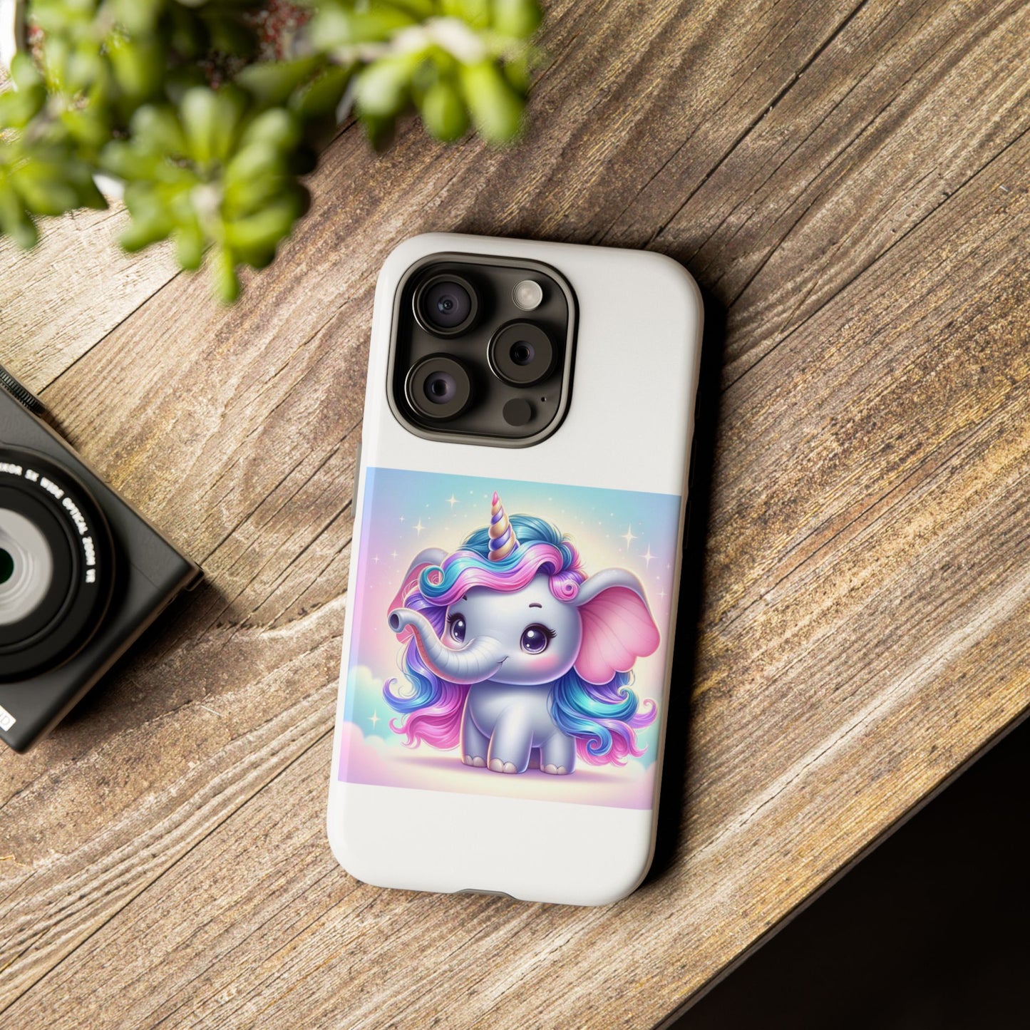 Cute Unicorn Elephant Phone Case – Tough Cases for Kids & Animal Lovers