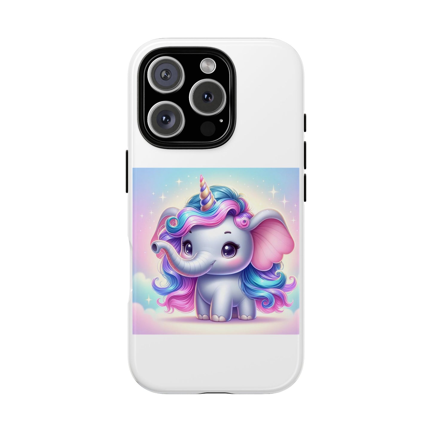 Cute Unicorn Elephant Phone Case – Tough Cases for Kids & Animal Lovers