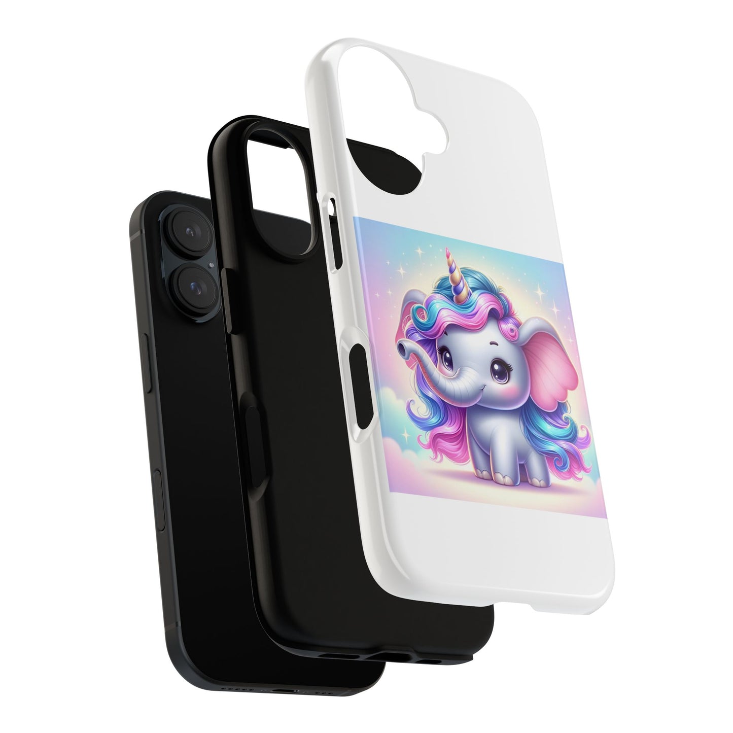 Cute Unicorn Elephant Phone Case – Tough Cases for Kids & Animal Lovers