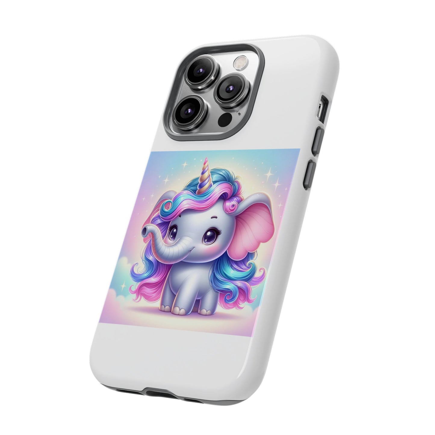 Cute Unicorn Elephant Phone Case – Tough Cases for Kids & Animal Lovers