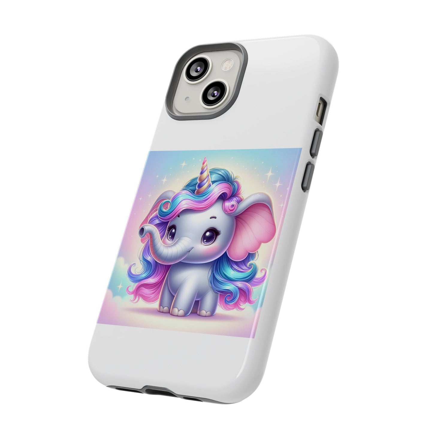 Cute Unicorn Elephant Phone Case – Tough Cases for Kids & Animal Lovers