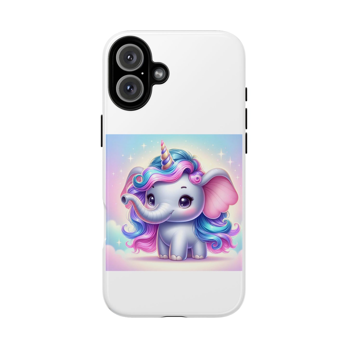 Cute Unicorn Elephant Phone Case – Tough Cases for Kids & Animal Lovers