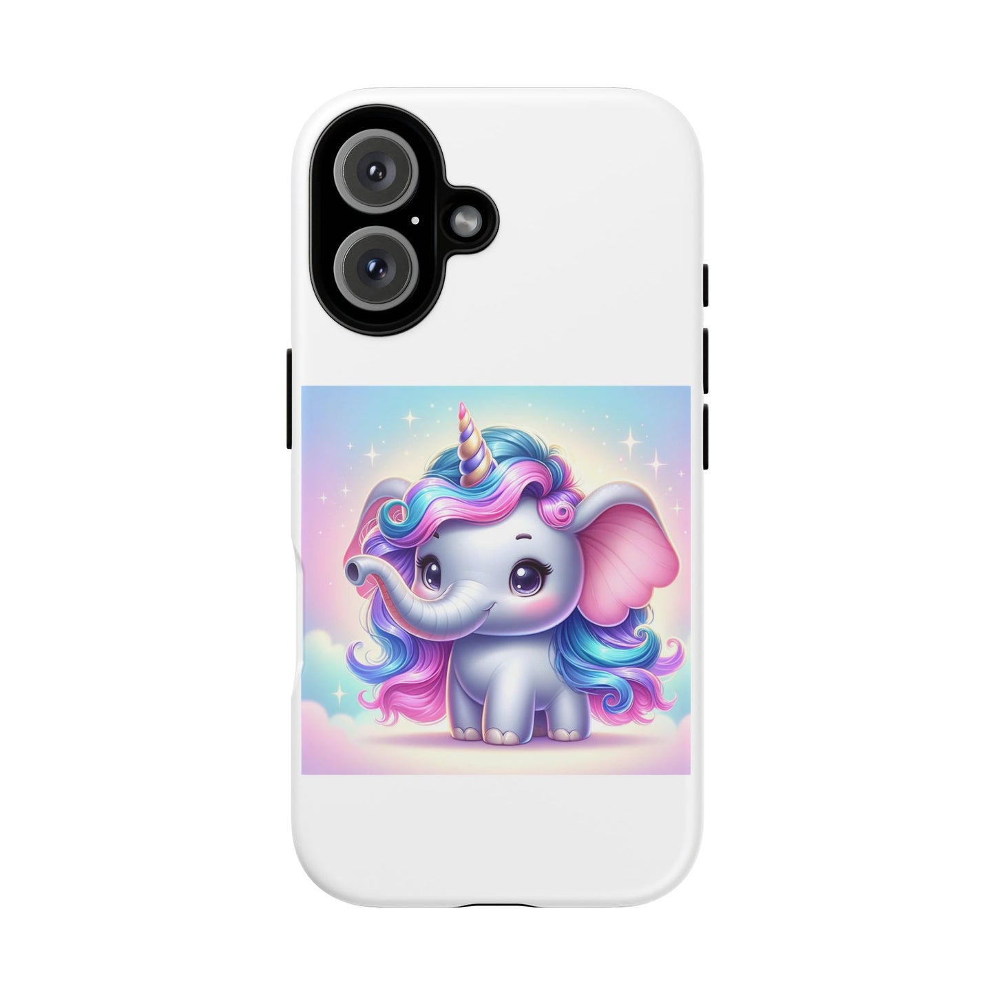 Cute Unicorn Elephant Phone Case – Tough Cases for Kids & Animal Lovers