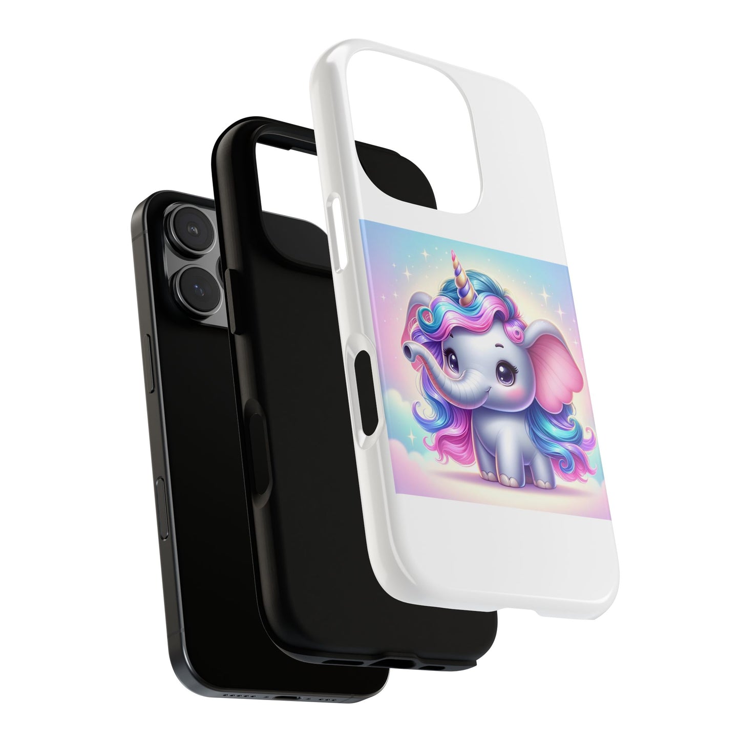 Cute Unicorn Elephant Phone Case – Tough Cases for Kids & Animal Lovers