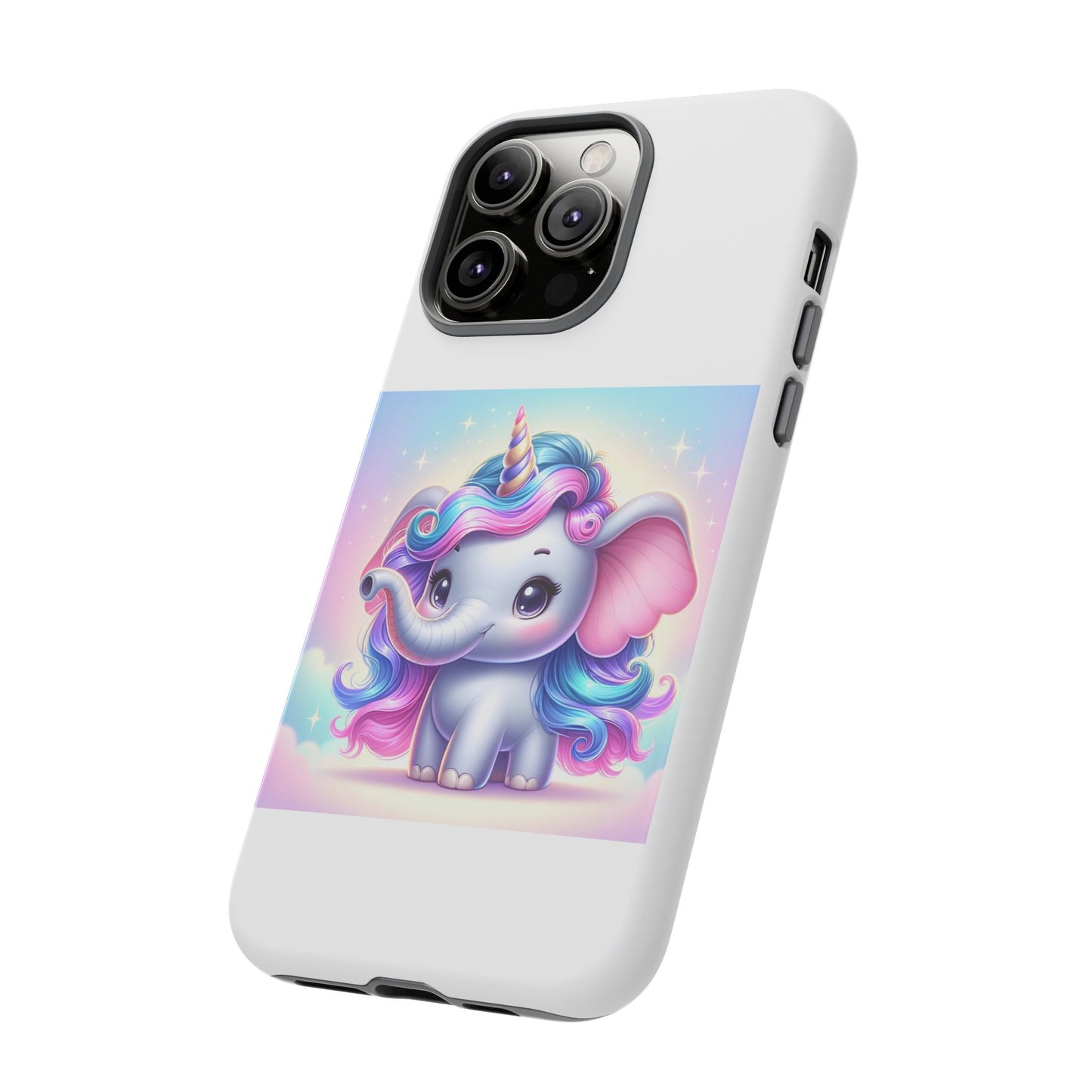 Cute Unicorn Elephant Phone Case – Tough Cases for Kids & Animal Lovers