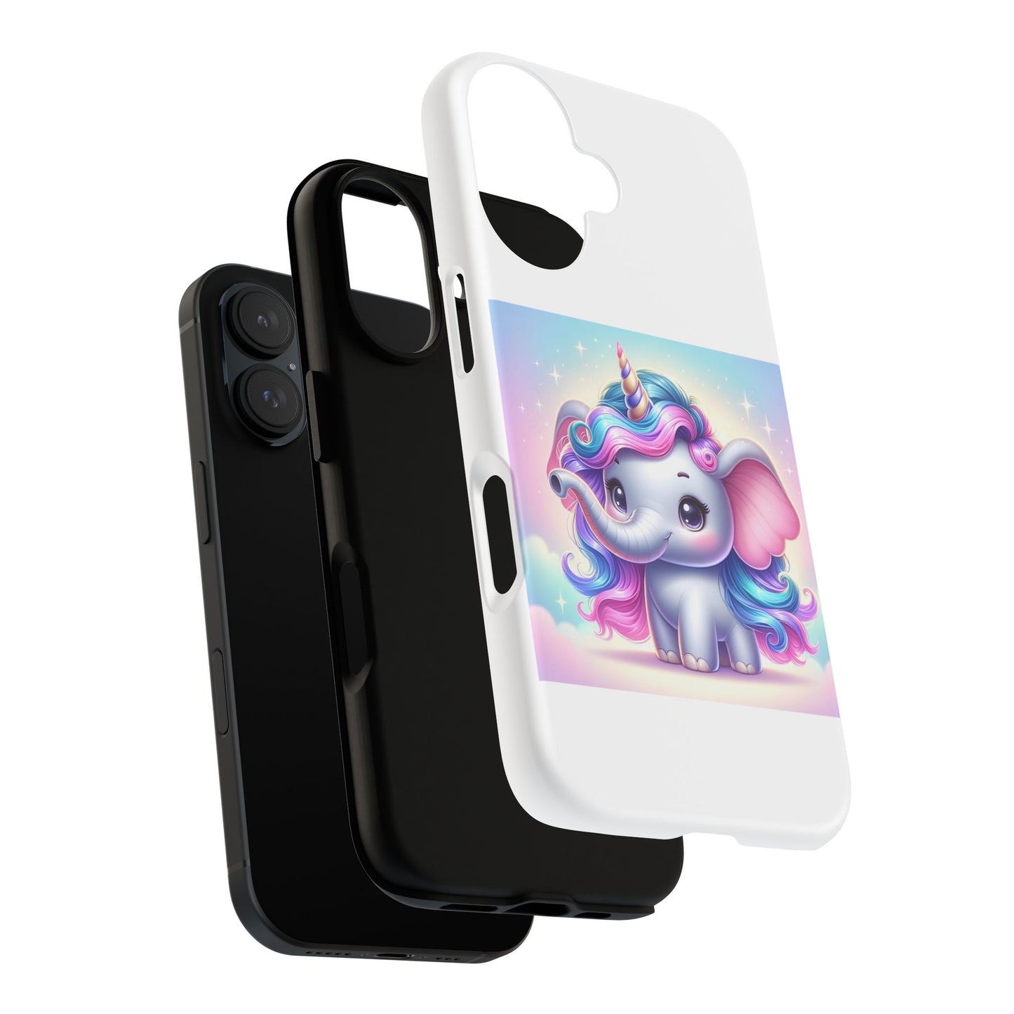 Cute Unicorn Elephant Phone Case – Tough Cases for Kids & Animal Lovers