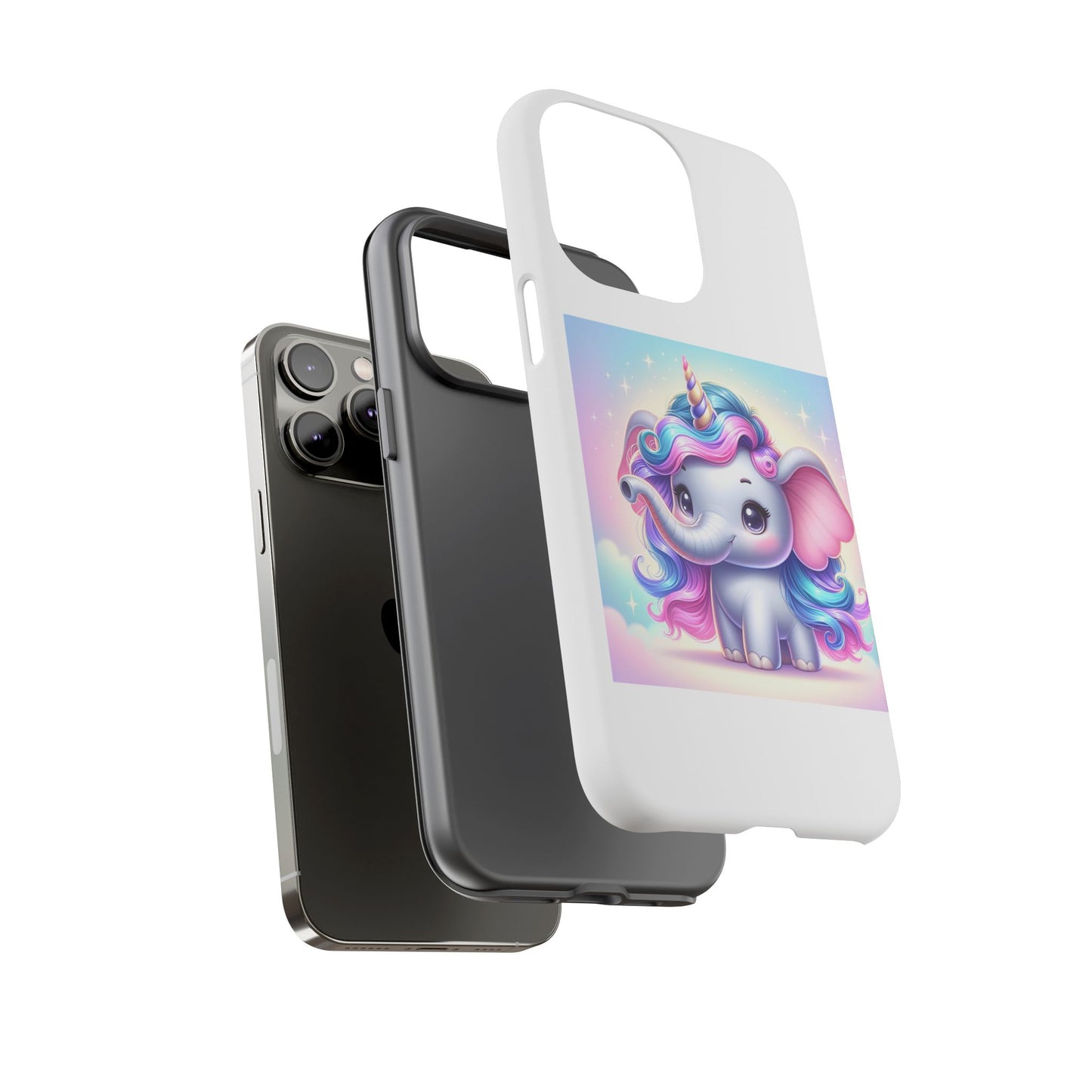 Cute Unicorn Elephant Phone Case – Tough Cases for Kids & Animal Lovers