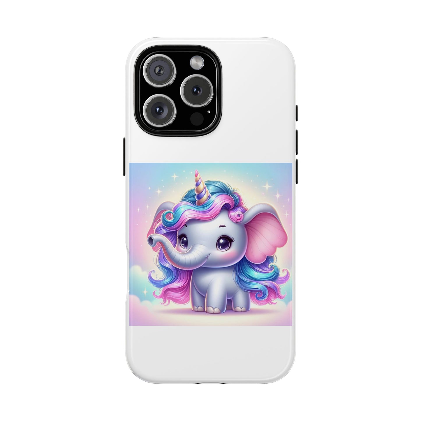 Cute Unicorn Elephant Phone Case – Tough Cases for Kids & Animal Lovers