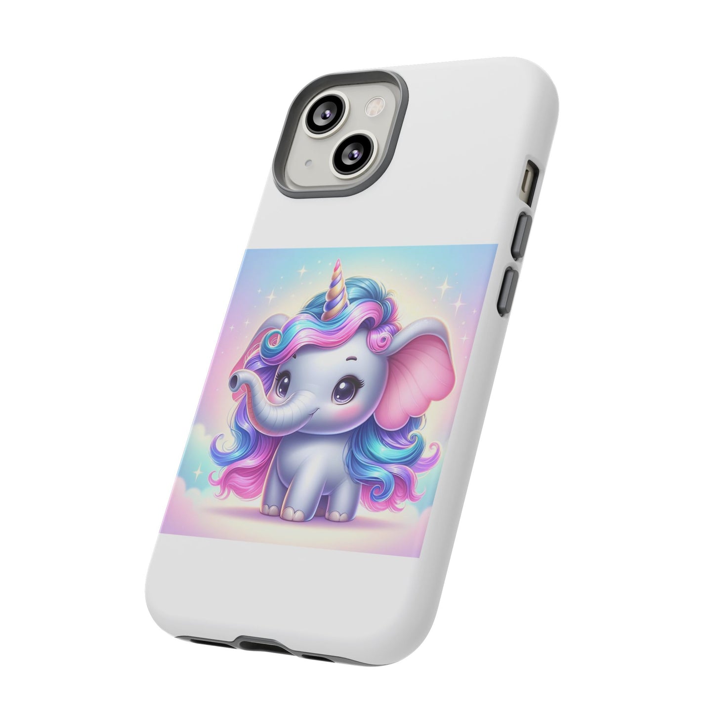 Cute Unicorn Elephant Phone Case – Tough Cases for Kids & Animal Lovers