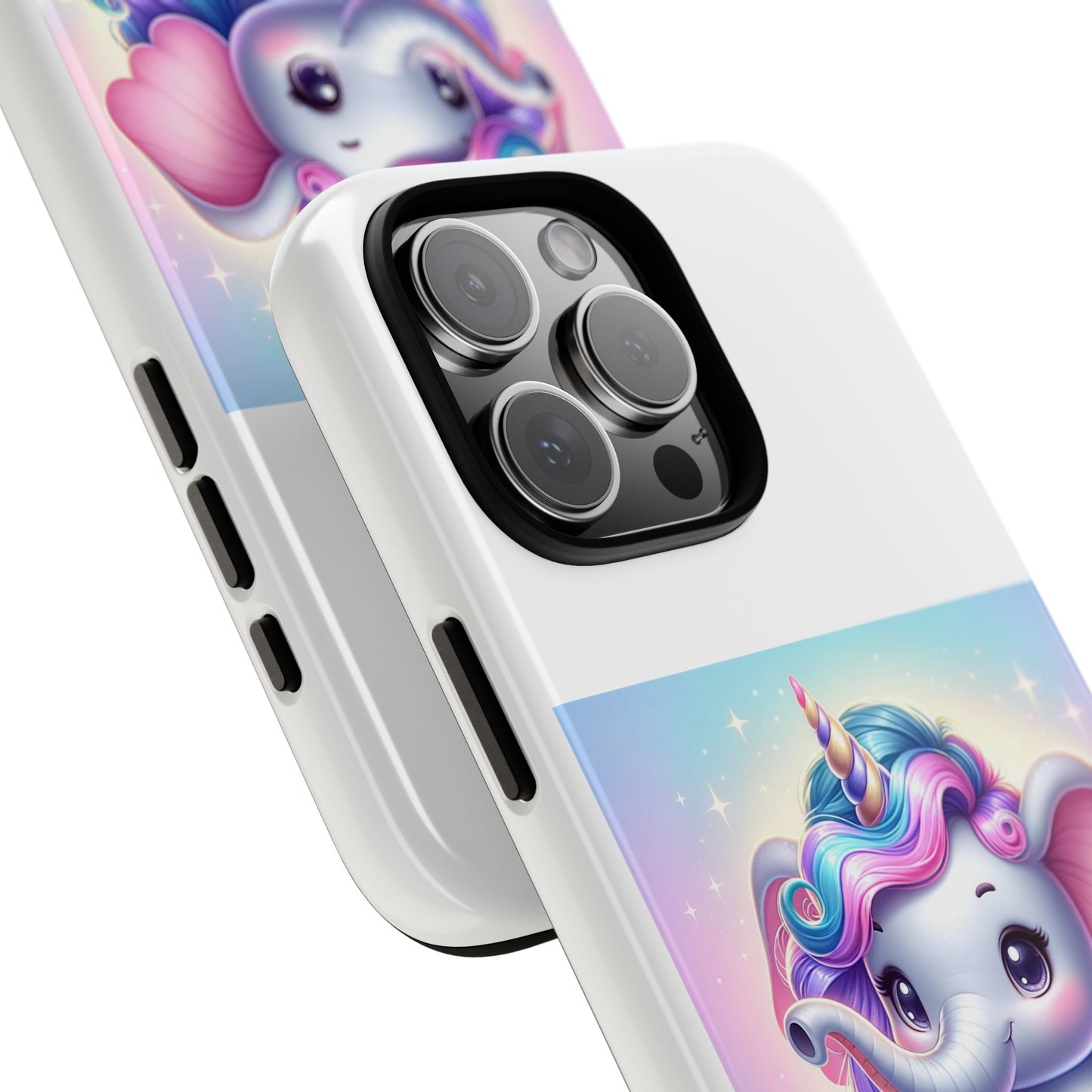 Cute Unicorn Elephant Phone Case – Tough Cases for Kids & Animal Lovers