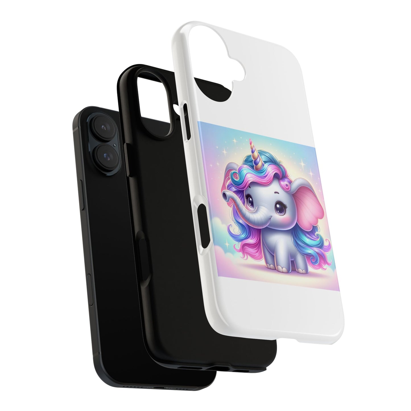 Cute Unicorn Elephant Phone Case – Tough Cases for Kids & Animal Lovers