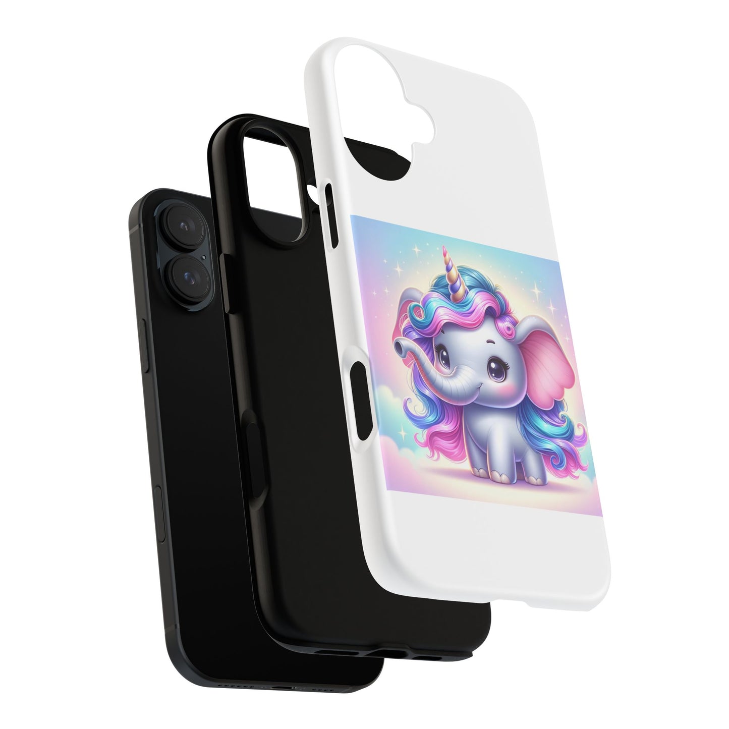 Cute Unicorn Elephant Phone Case – Tough Cases for Kids & Animal Lovers