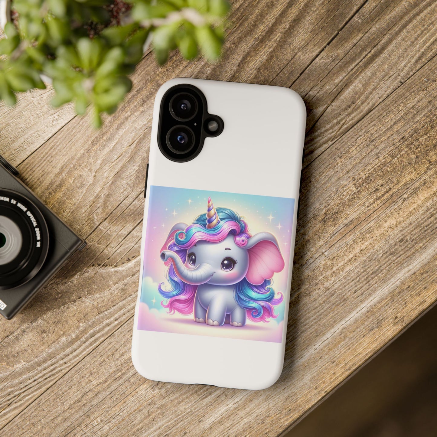 Cute Unicorn Elephant Phone Case – Tough Cases for Kids & Animal Lovers