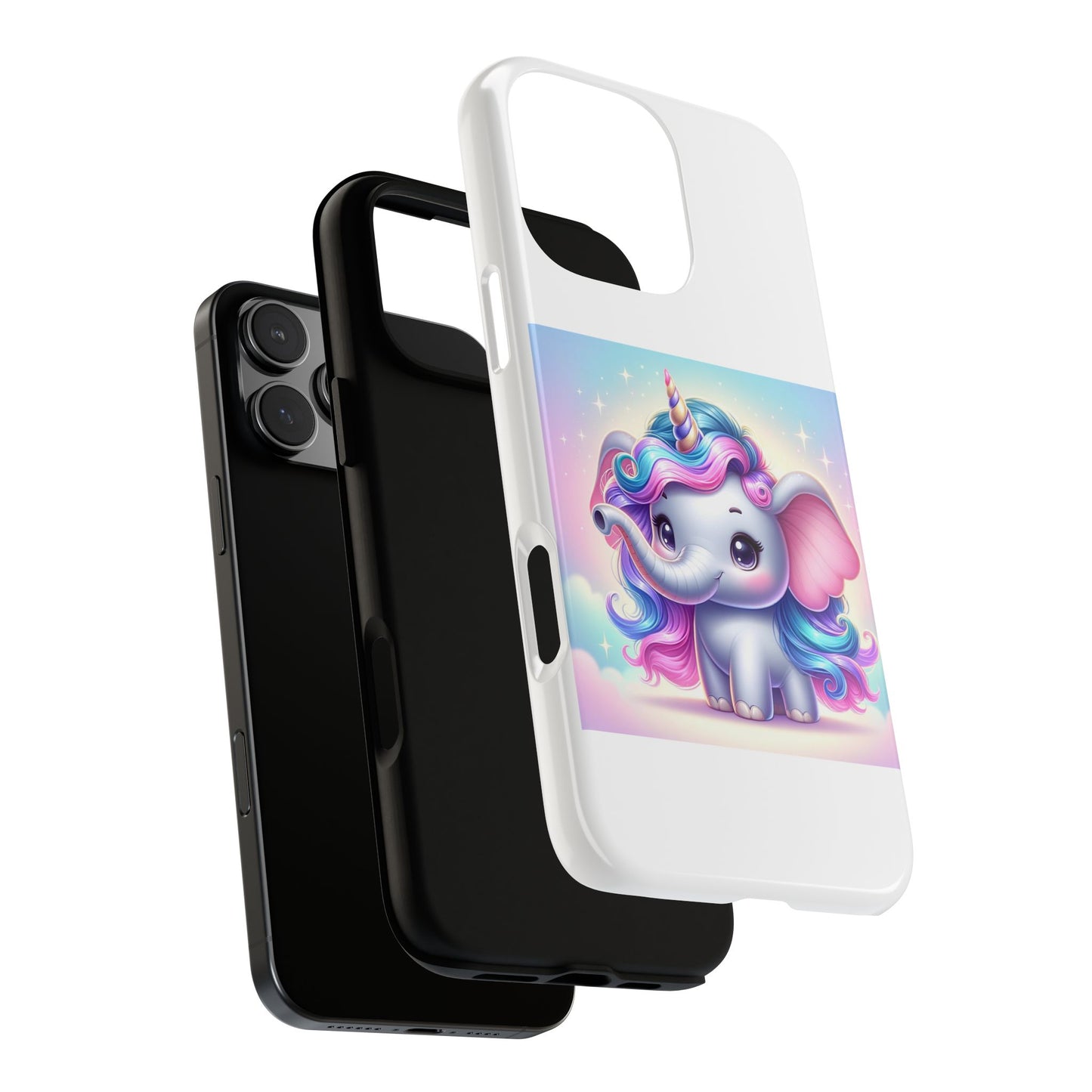 Cute Unicorn Elephant Phone Case – Tough Cases for Kids & Animal Lovers