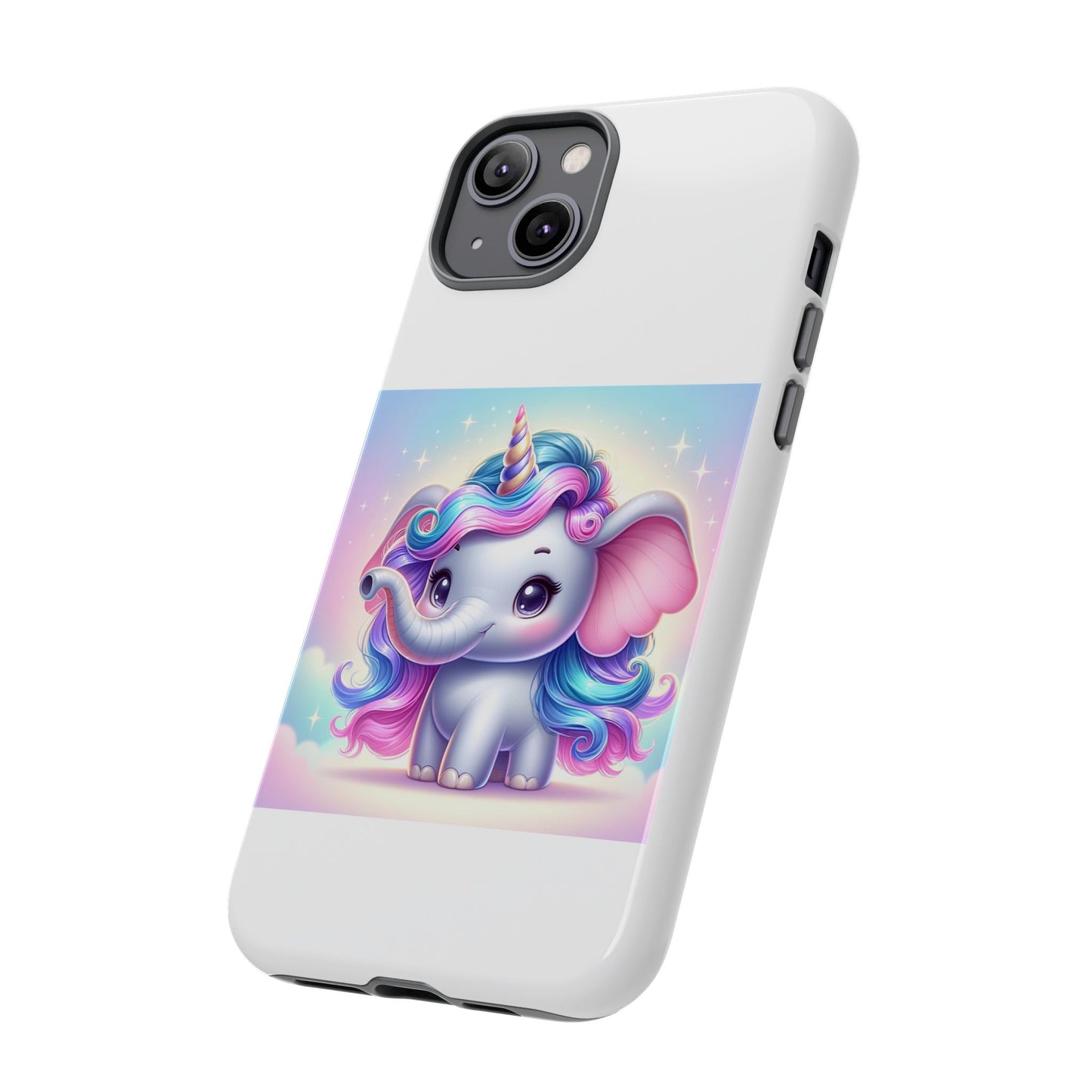 Cute Unicorn Elephant Phone Case – Tough Cases for Kids & Animal Lovers