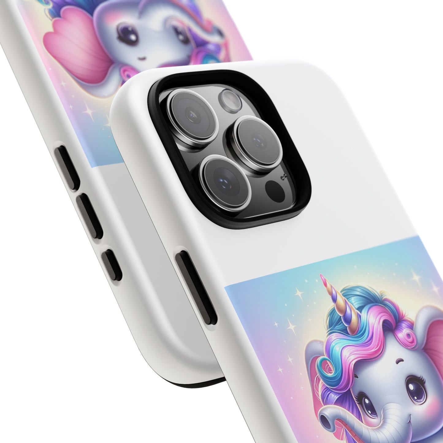 Cute Unicorn Elephant Phone Case – Tough Cases for Kids & Animal Lovers