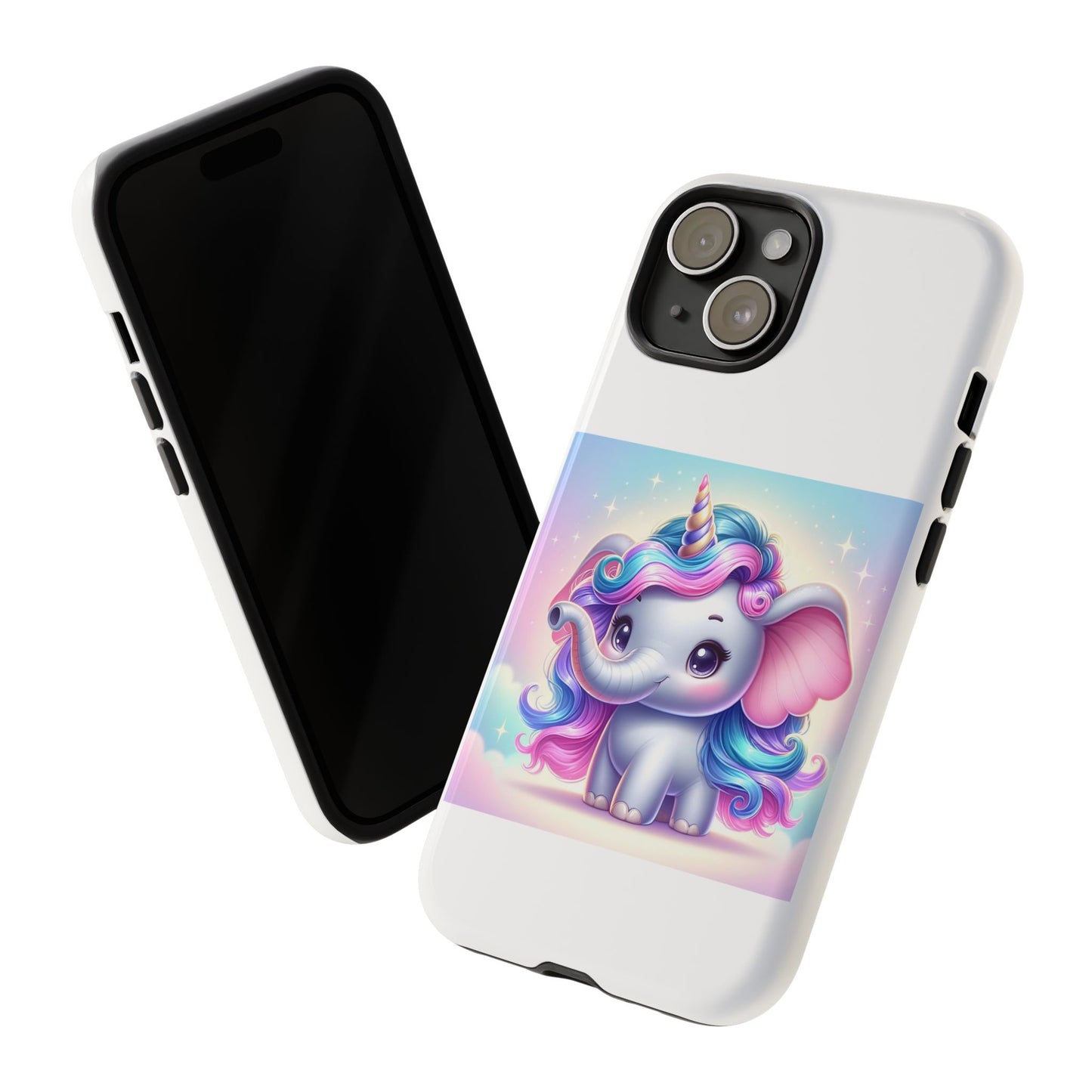 Cute Unicorn Elephant Phone Case – Tough Cases for Kids & Animal Lovers